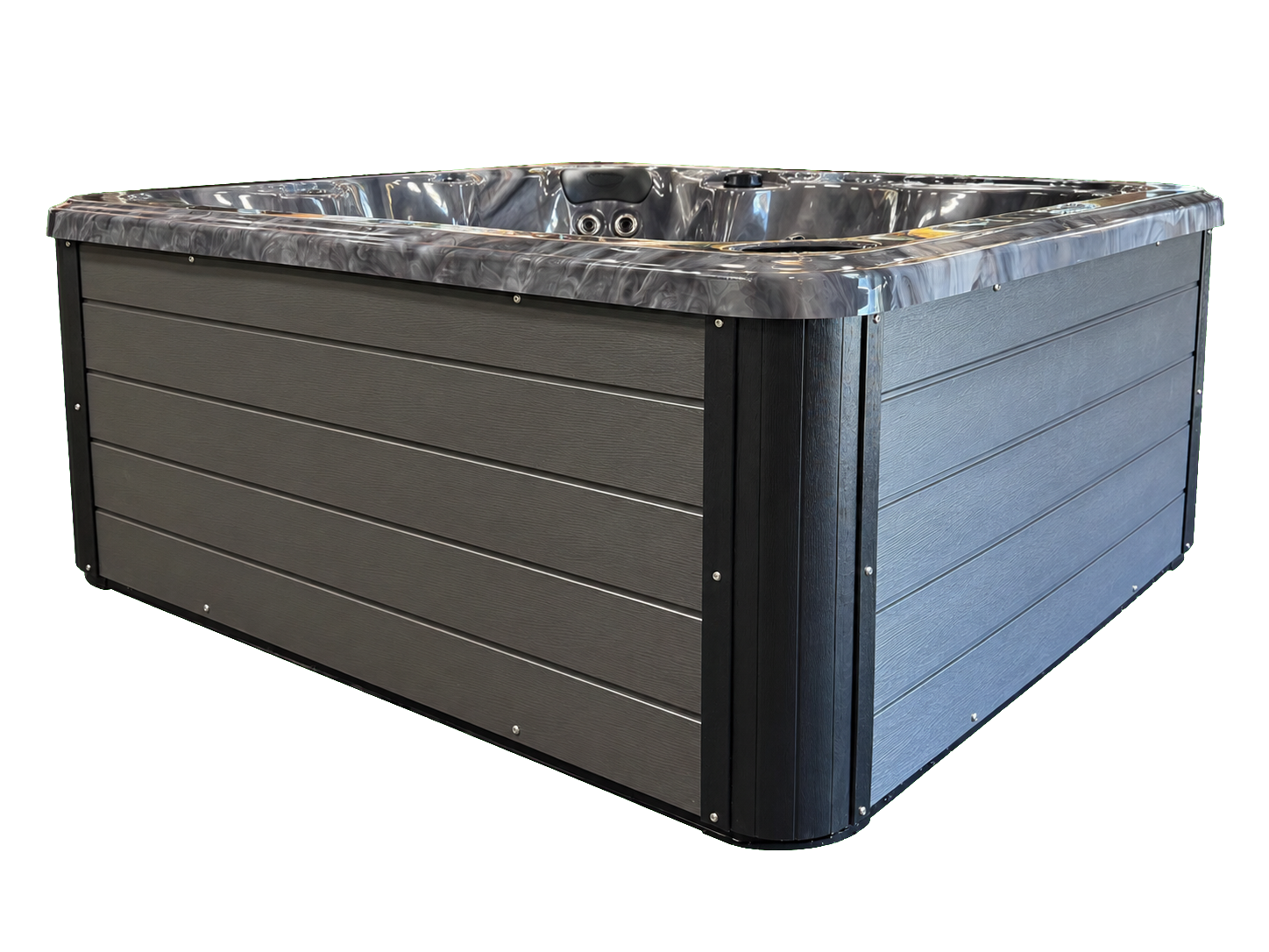 Futura spa with Slate Gray cabinet finish